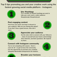 How to Make the Most of Instagram for Creatives (Infographic)